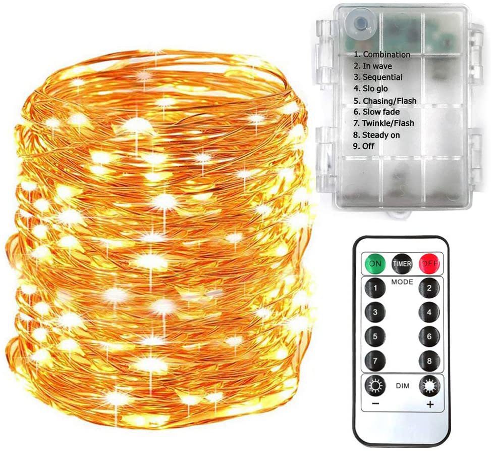 Battery box Copper wire lamp Tree vine Garden rattan string lamp Christmas decoration wholesale lantern LED light string