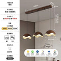 Used retro walnut grain tea room eggshell chandelier new creative dining room bar restaurant dining table chandelier