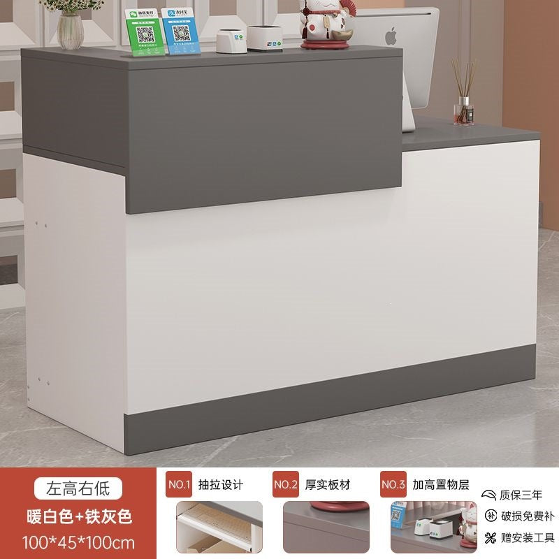 Cashier counter modern casual store small popular clothing store counter front bar table beauty salon reception desk