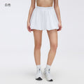 Summer anti-exposure tulip skirt pants - women's hip-flattering, slimming, puffy skirt for outdoor sports, yoga, and tennis - d26049