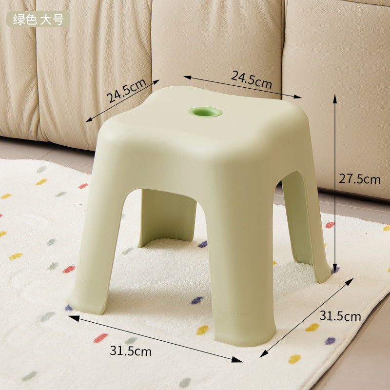 Plastic stool kids washbasin step stool for homethickened small stool adult non-slip stool shoe changing stool low stool