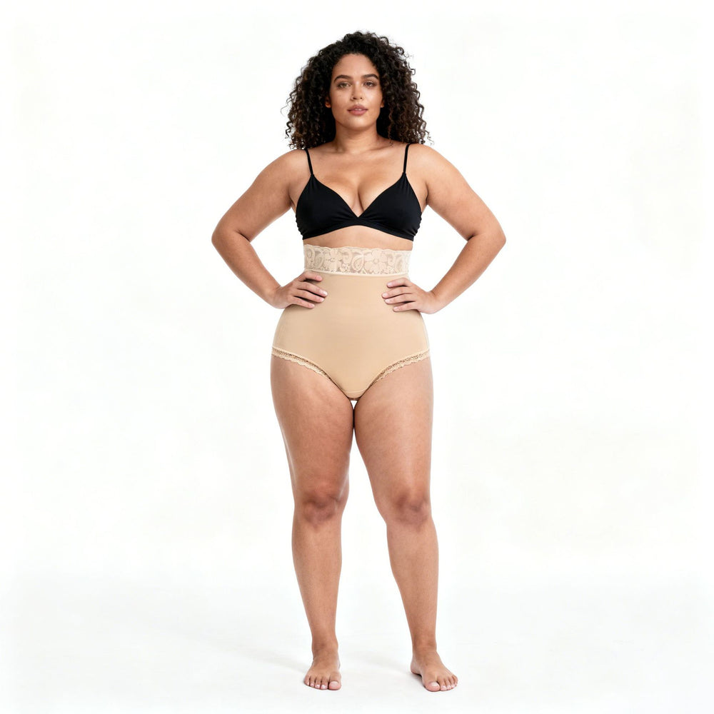 Xiyin   fashion mesh waist glue butt lift tummy control body shaping tight triangle waist shaping pants