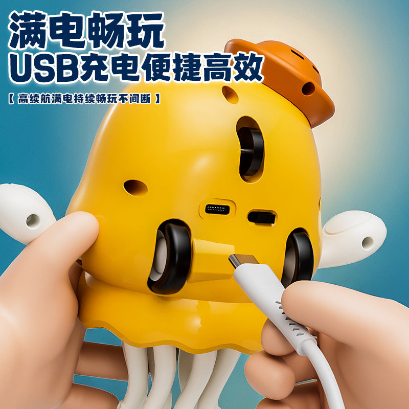 【half price clearance】dancing octopus electric educational toy - sensory octopus for early learning, perfect gift for boys and girls