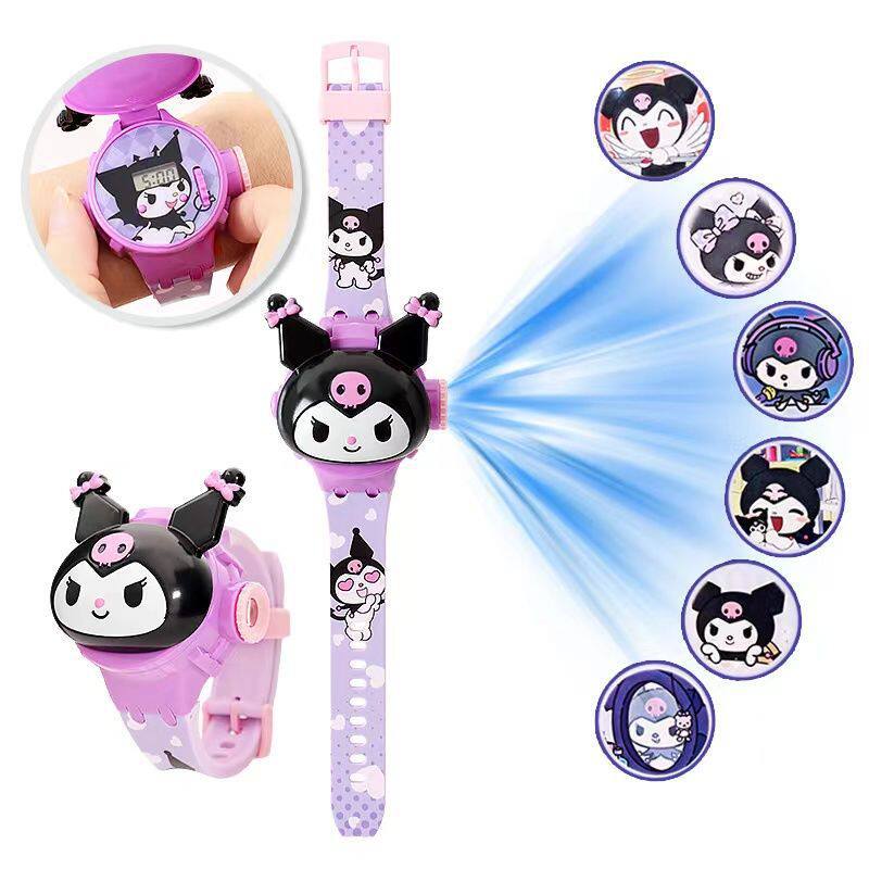 Ultraman kids' toys cartoon hero light-up projector zero tiga geed electronic watch student gift