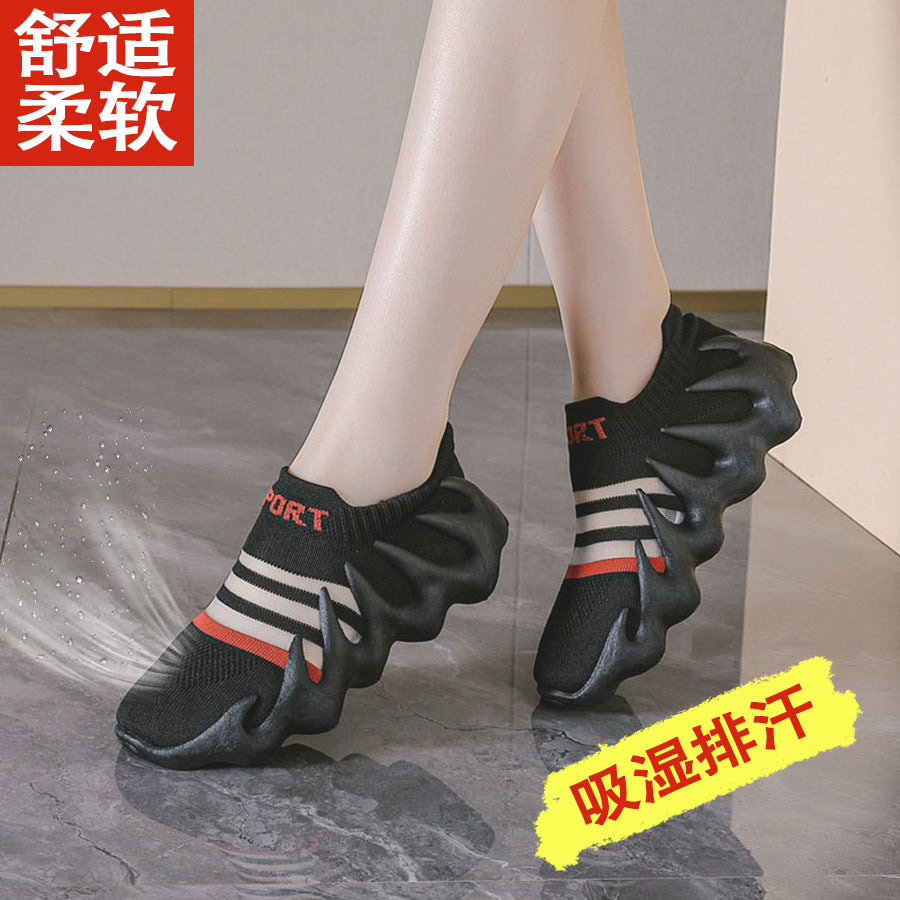 2025 spring/summer new arrival octopus shoes - women's versatile mesh breathable lightweight shock-absorbing casual sports running yeezy shoes