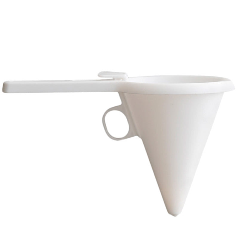 Handheld cake batter separator cream chocolate spout funnel measuring cup baking tool