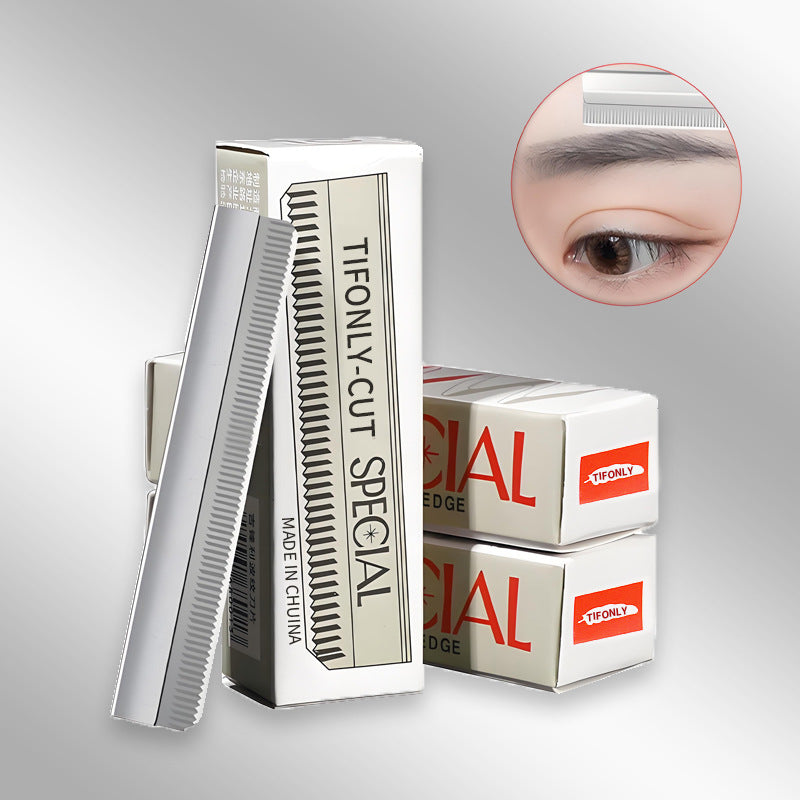 Factory wholesale eyebrow razor blades - disposable eyebrow shaping blades for women - professional beauty tool with wavy blades