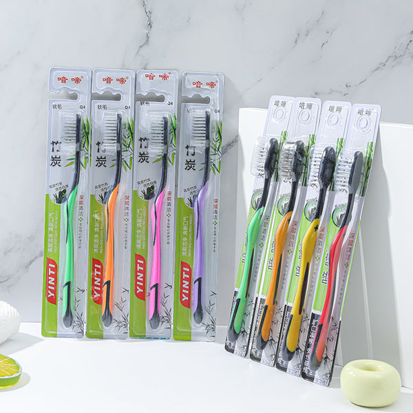 Yama model factory spot bamboo charcoal soft hair doctor single shopping mall cleaning supermarket toothbrush  stall wholesale