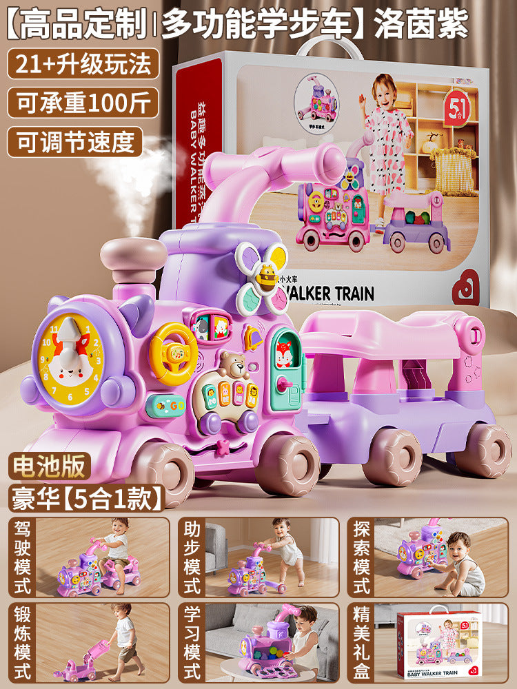 Baby walker multifunctional stroller 4-in-1 infant walker early education toy birthday gift