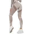 In stock! fashion cross-border seamless knittingsexystripes moisture-wicking yoga pants sports running fitness pants for women