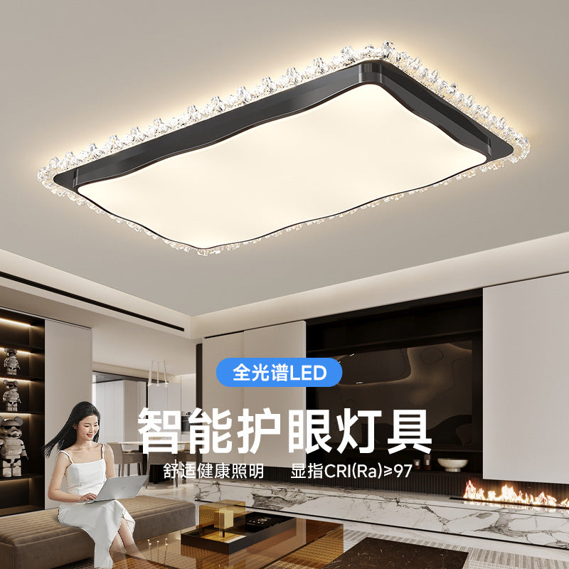 Full spectrum bright led ceiling light simple modern living room light super bright bedroom room light whole house package lighting