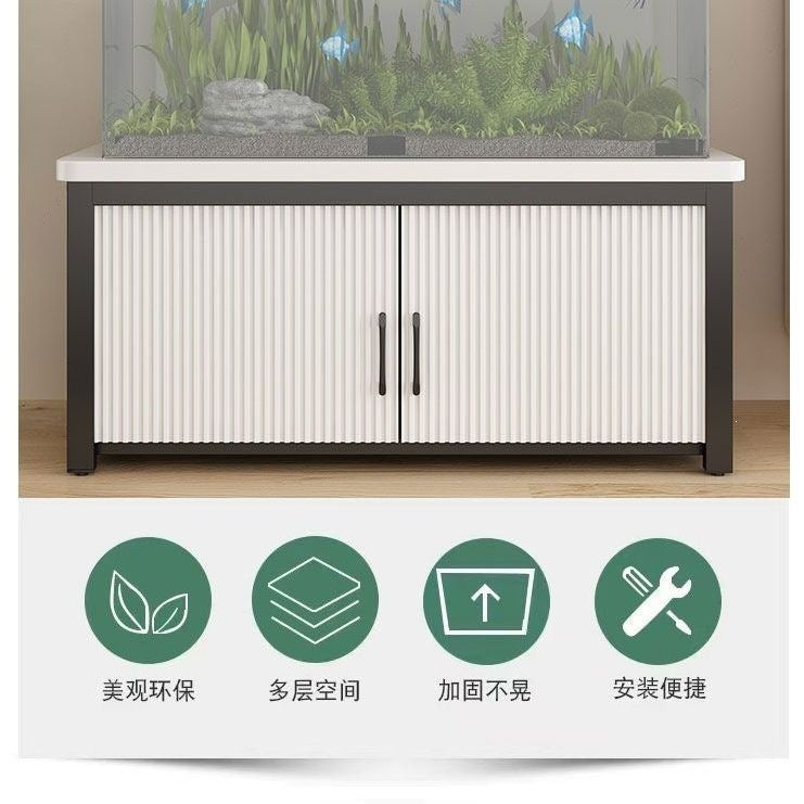 Fish tank cabinet living room fish tank rack load-bearing bottom base storage rack iron fish tank bottom frame for home multi-layer storage cabinet