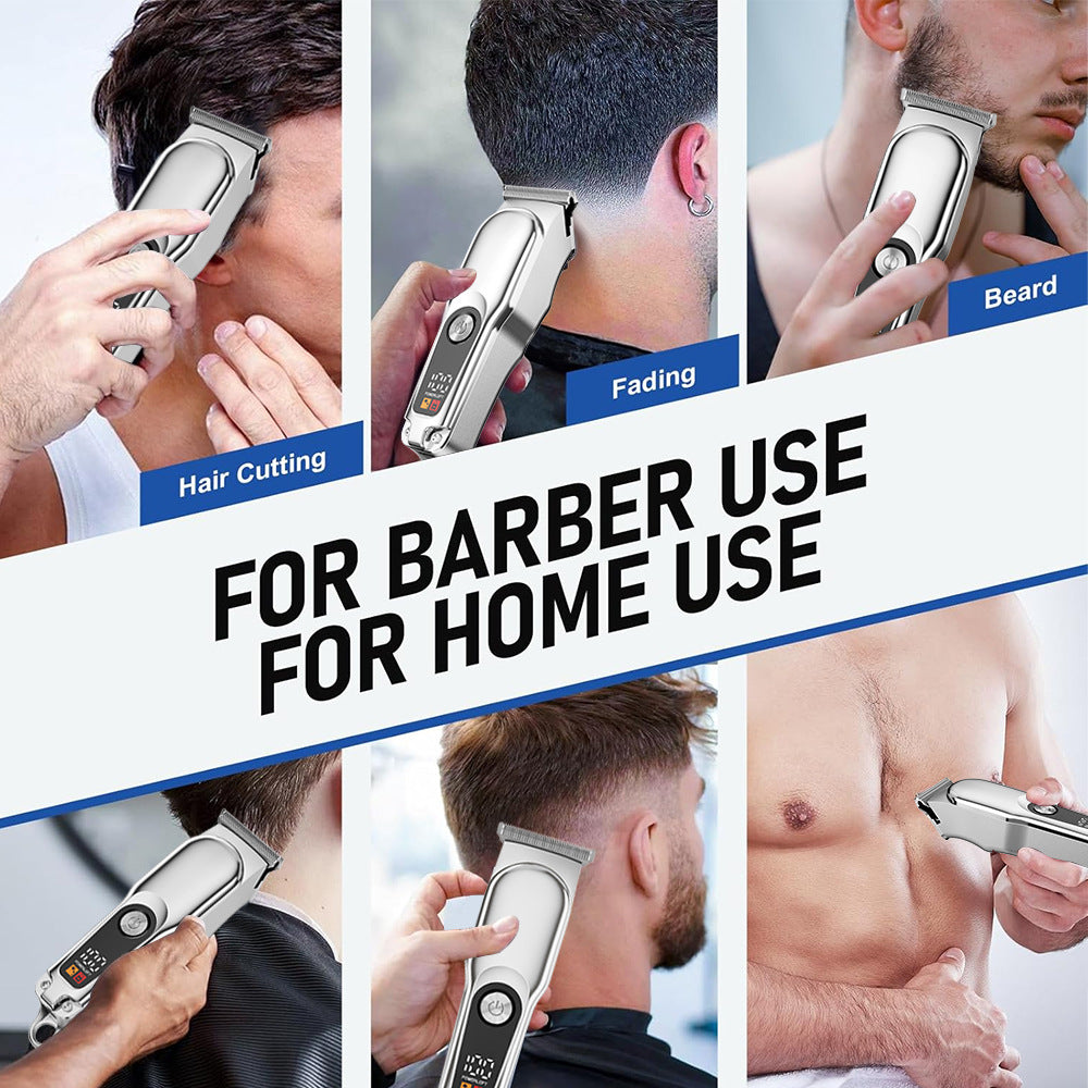 New professional electric hair clipper for men's oil head style, home use hair trimmer, universal hair cutting shears