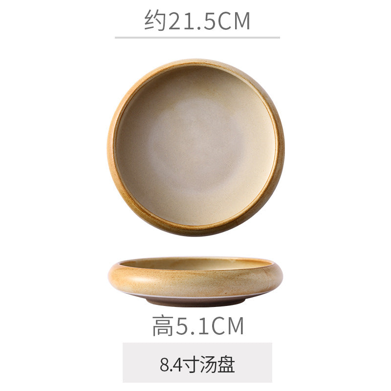 Vintage japanese ceramic bowl - creative & unique design for home use, restaurant-grade rice bowl, snack bowl, dessert bowl, salad bowl