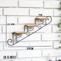 American country pastoral creative staircase shape cafe clothing store wall decoration wall hanging flower rack shelf wall hanging