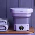 foldable mini blue light student dormitory special washing and spin all-in-one baby intimates socks fully automatic washing machine