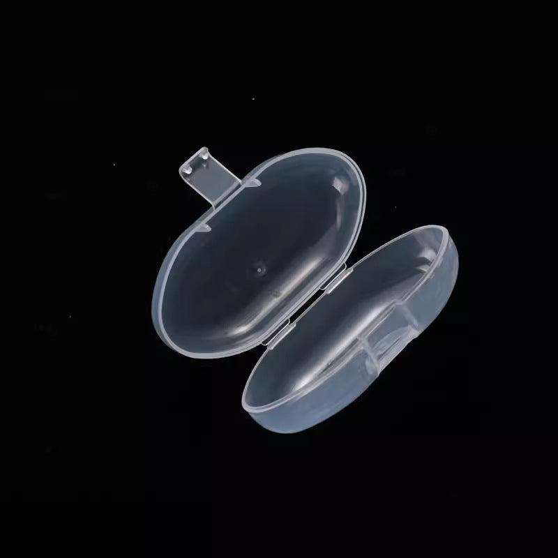 Factory straight hair baby finger toothbrush storage box, thumb toothbrush box, finger toothbrush PP box, storage box