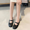 Autum mary jane half slippers women's outwear lazy birkenstock shoes sandals wholesale toe shoes abrasion resistantk-styletrendy