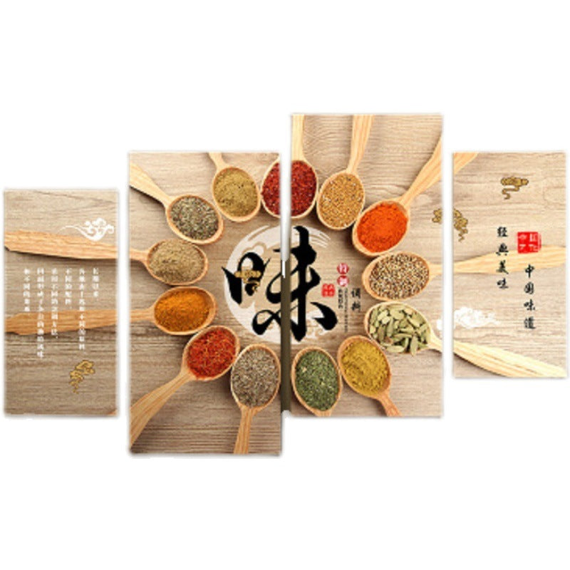 Hotel decorative painting hot pot restaurant box hanging painting creative restaurant barbecue shop seasoning wall background mural