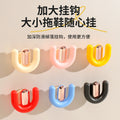 New arrival: no-drill dopamine suction cup u-shaped shelf - wall-mounted organizer for bathroom and toilet, with drainage function