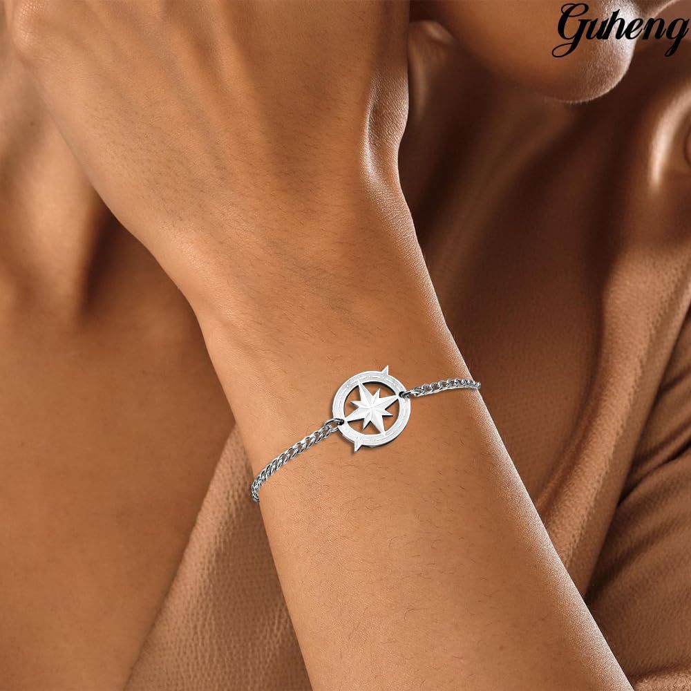 New south american hexagram sun spider flower swastika stainless steel pendant bracelet - wholesale unique jewelry