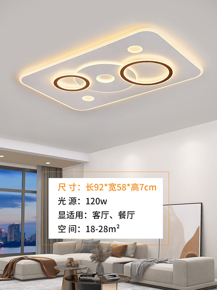 2025 new circle living room hall main light Zhongshan home improvement lighting led eye protection bedroom ceiling light bright