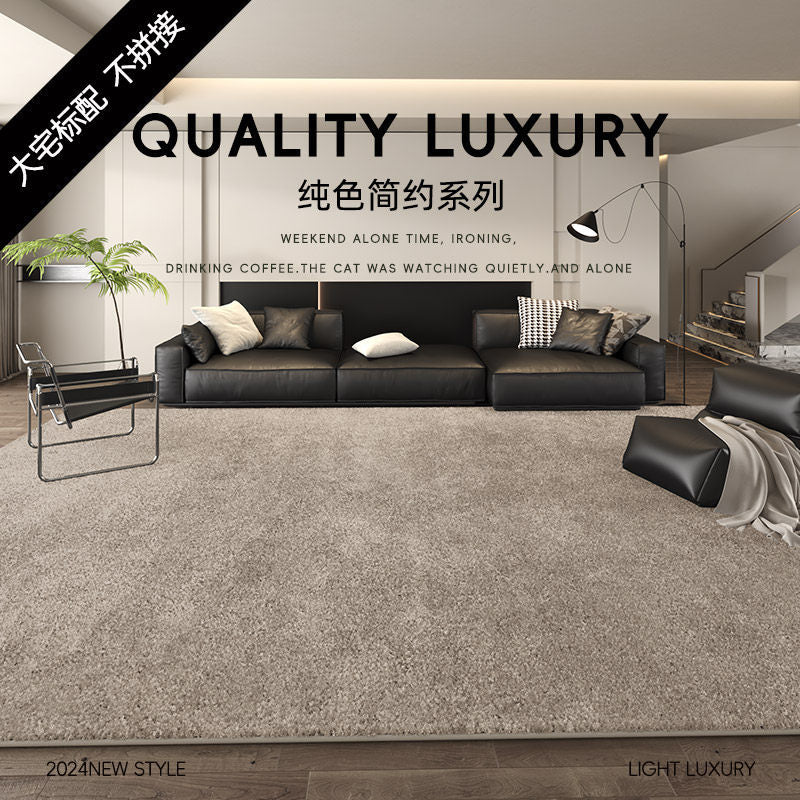 Italian villa carpet living room normcore large house 2026 new style accessible luxury high-end bedroom bedside blanket large area full coverage