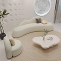 Accessible luxury cream cloud coffee table living room for home  new arrivalcasual modern small apartment normcore tea table tea table