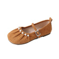 Plus sizefrench pearl mary jane shoes women springnew arrivalfairyplus sizesoft bottom ballet grandma flats