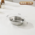 Korean stainless steel oval ramen basin steamed vegetable basin commercial baked rice bowl fried chicken plate flats salad bowl side dish bowl