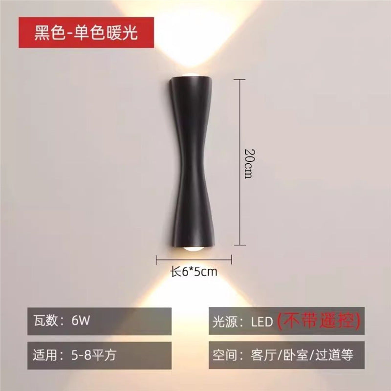 Outdoor waterproof wall lamp - modern minimalist style for bedroom bedside, hallway, outdoor villa courtyard - waterproof, hardwired wall sconce