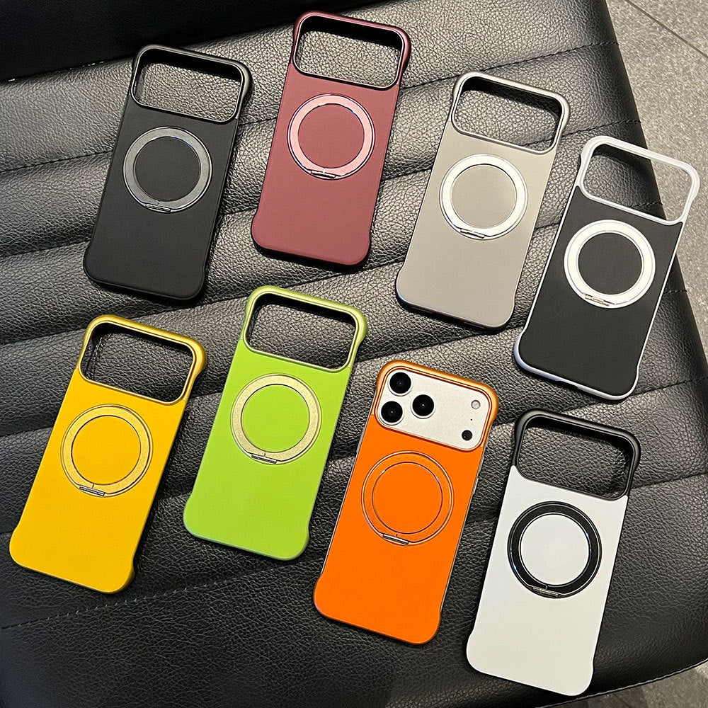 Suitable for iphone 17 pro max apple phone case, huawei mate 70 frameless invisible stand case, xiaomi 17 protective case