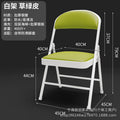 Reinforced steel plate base, white legs, grass green