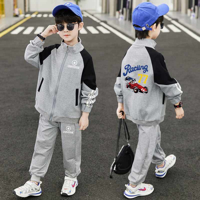Boys' spring outfit set: new  collection - stylish spring clothes for boys, ages 6-12, trendy spring/autumn apparel