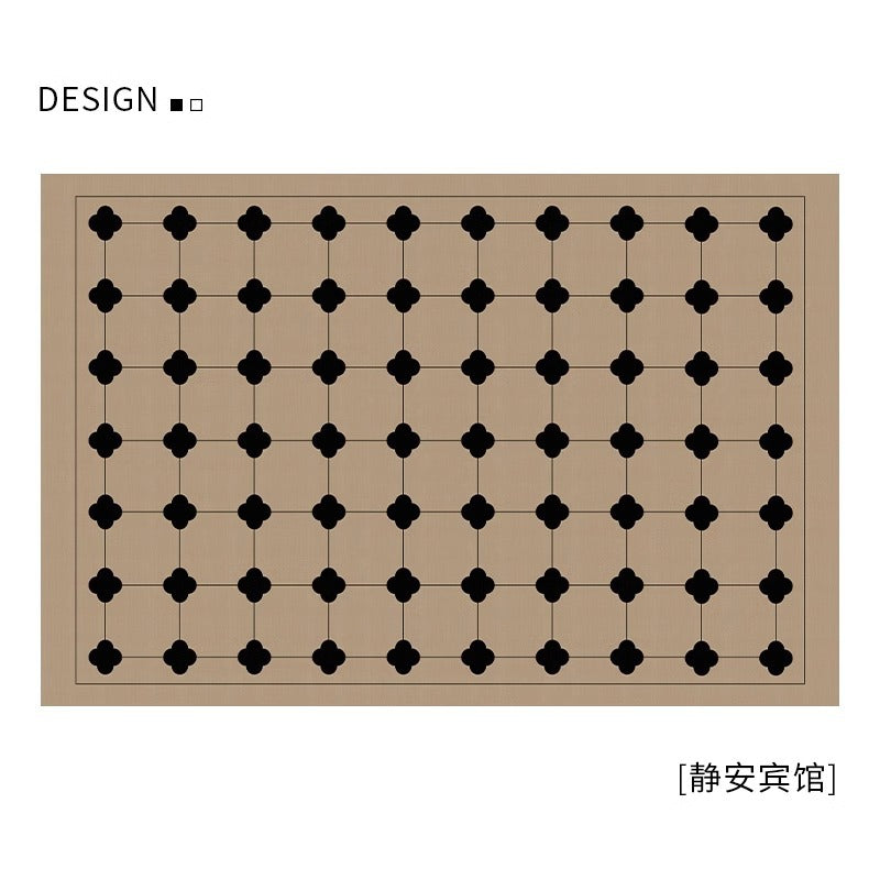 Distributed carpet living room  new french floor mat retro light luxury high-end cream style bedroom no-wash and wipeable