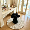Bedroom high-looking dressing table stool new arrival popular makeup stool girl accessible luxury petal chair backrest fabric