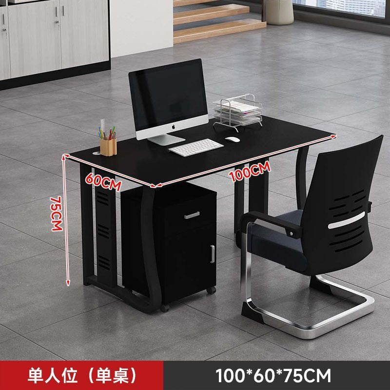 Office desk conference table office minimalist furniture modern employee computer desk workstation table and chair set