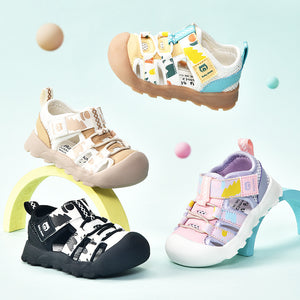 Toddler shoes for boys, summer sandals, infant soft-soled functional cartoon shoes, baby shoes for ages 1-3, children's shoes
