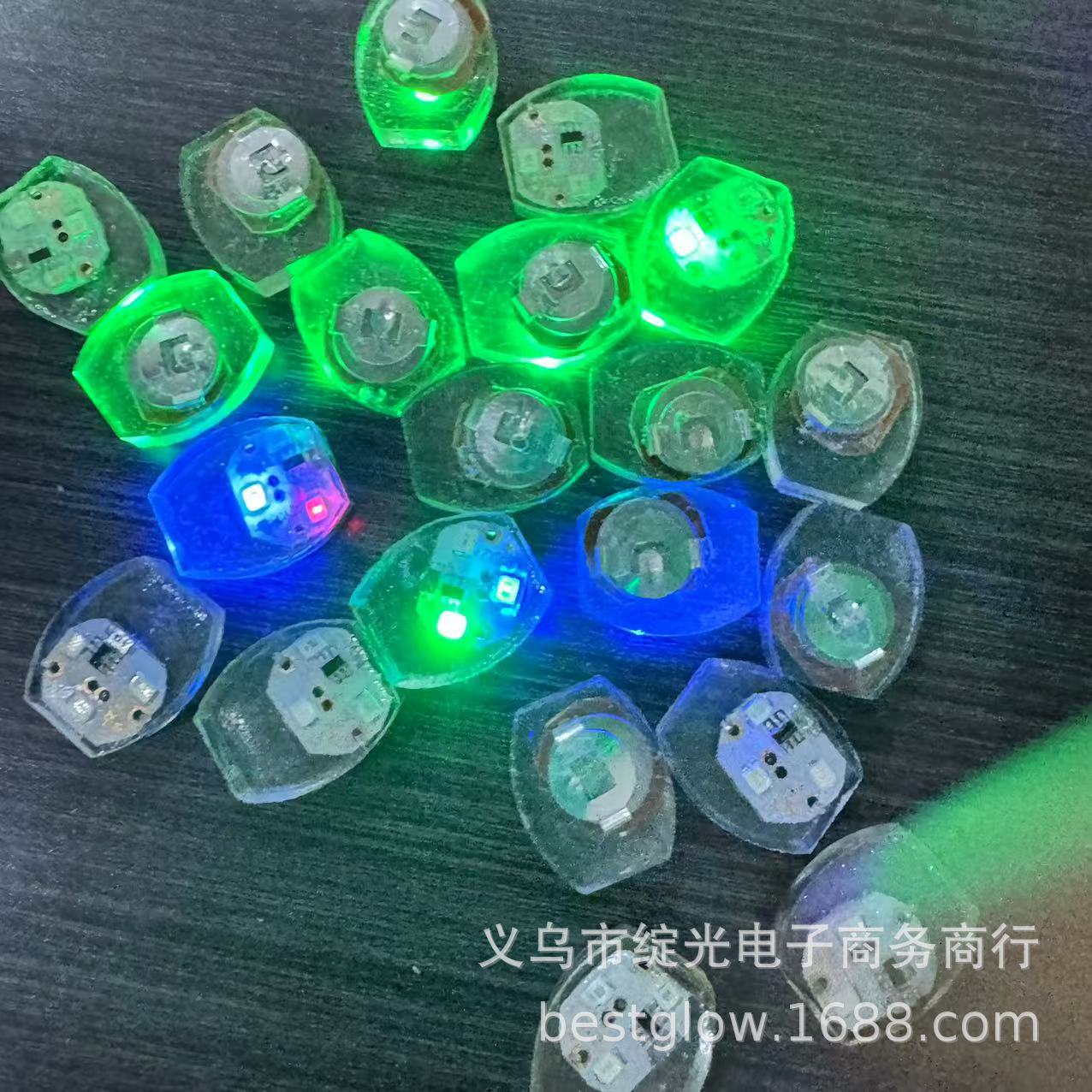 LED red blue green shoe light square light oval light waterproof light vibration luminous flash clothing light movement electronic accessories