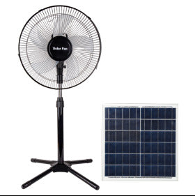 multifunctional solar charging floor fan - solar fan for home, outdoor use, solar electric fan with night light