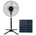 multifunctional solar charging floor fan - solar fan for home, outdoor use, solar electric fan with night light