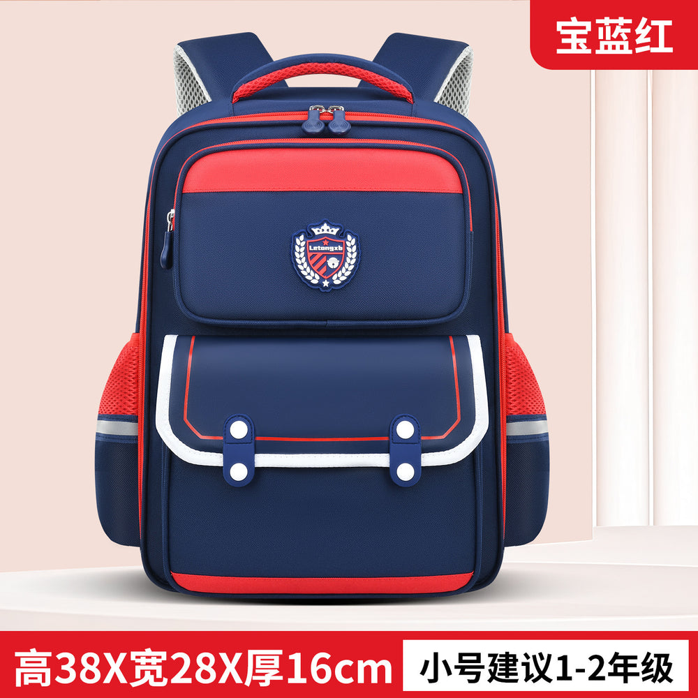 New british style elementary school backpack for girls, grades 1-6, ultra-lightweight, spine-protecting children's backpack - wholesale