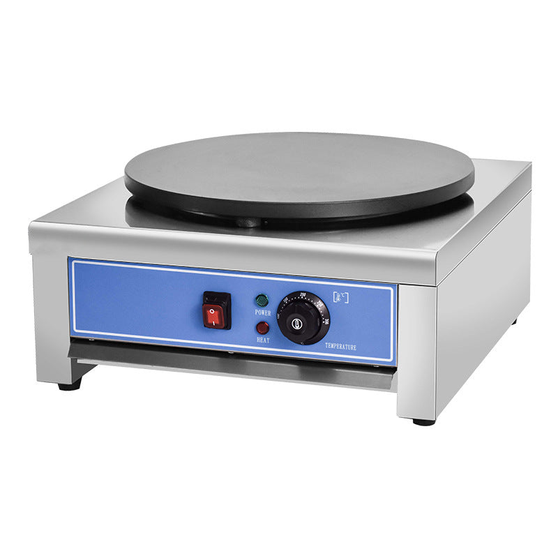 Multi-grain pancake fruit electric pancake stove non-stick pan crepe egg pancake stall stove stainless steel body pancake stove