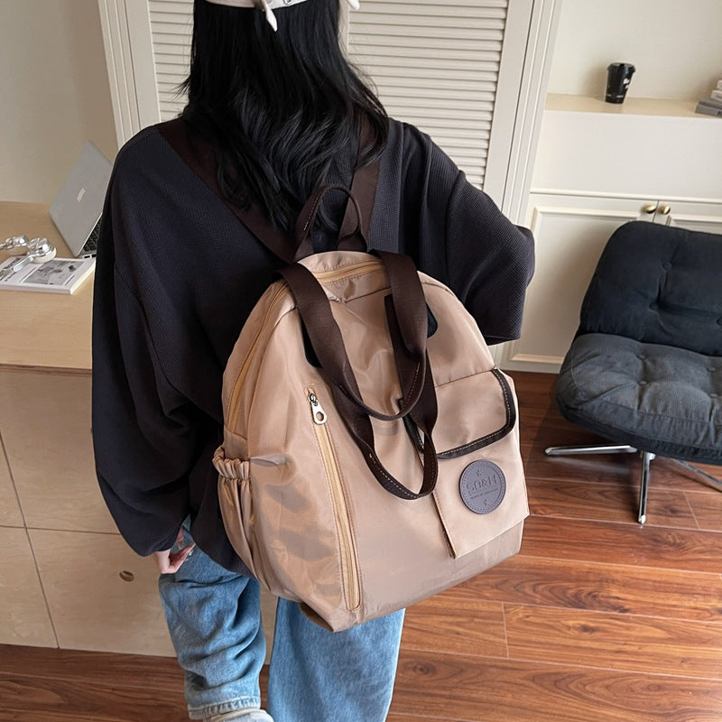 Large capacity backpack for women, 2025 new student backpack, travel backpack, multifunctional lightweight high-style backpack