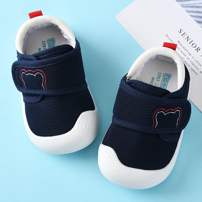 autumn collection: new fall toddler shoes for baby girls (0-1-3 years) - fabric spring/autumn first walker shoes for baby boys