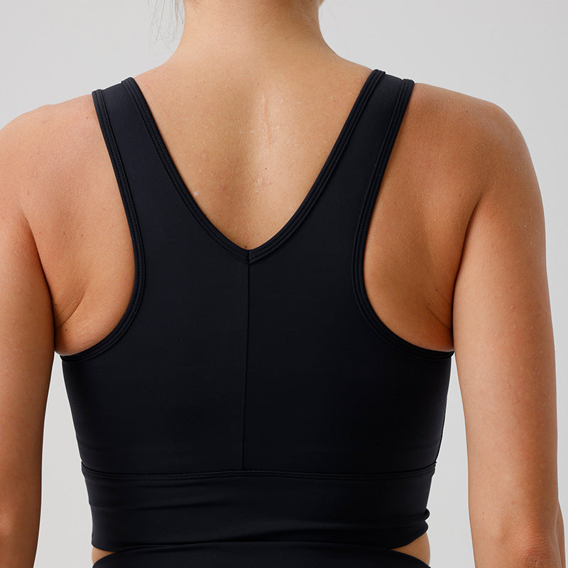 sexy ruched sports bra - wearable as outerwear, with padded cups, eco-friendly recycled materials, high-impact workout bra for women