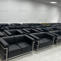 genuine leather sofa 4s store lc3 le corbusier office sofa designer furniture genuine leather office sofa chair