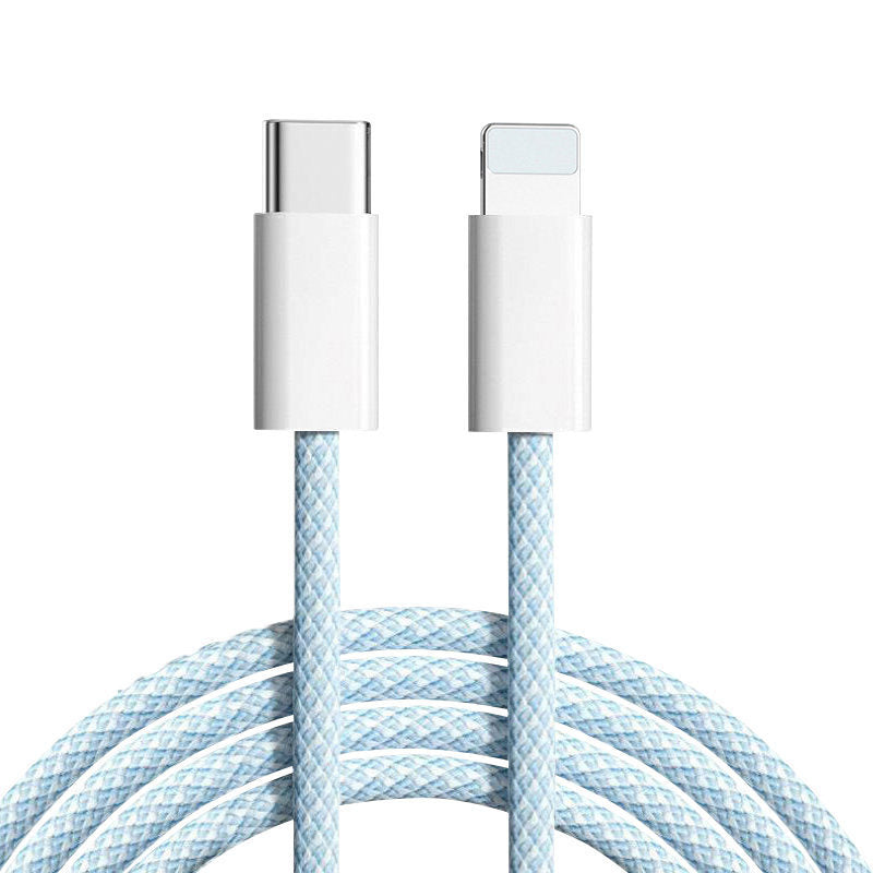 Apple 17 compatible data cable, c-to-c double-ended type-c charging cable, 15-weave fast charging data cable, c-to-c