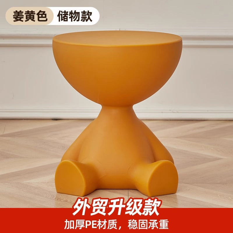 Creative bedside table for home, sofa side table, storage rack, bedroom balcony mobile mini table, small apartment coffee table