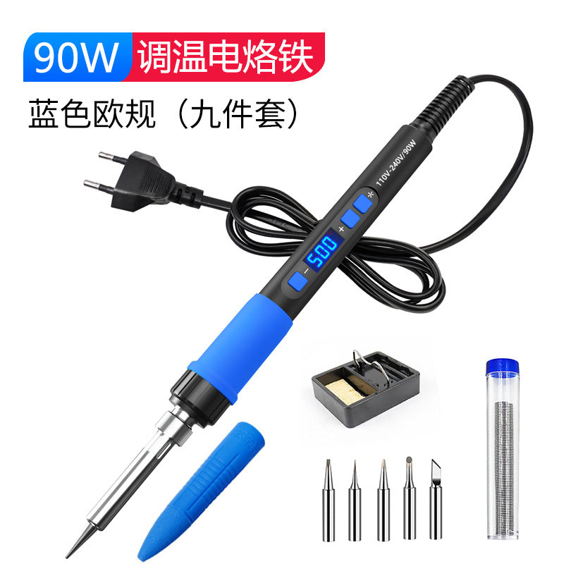90W electric soldering iron household small repair welding solder gun chrome iron professional grade electric soldering pen soldering lorie artifact